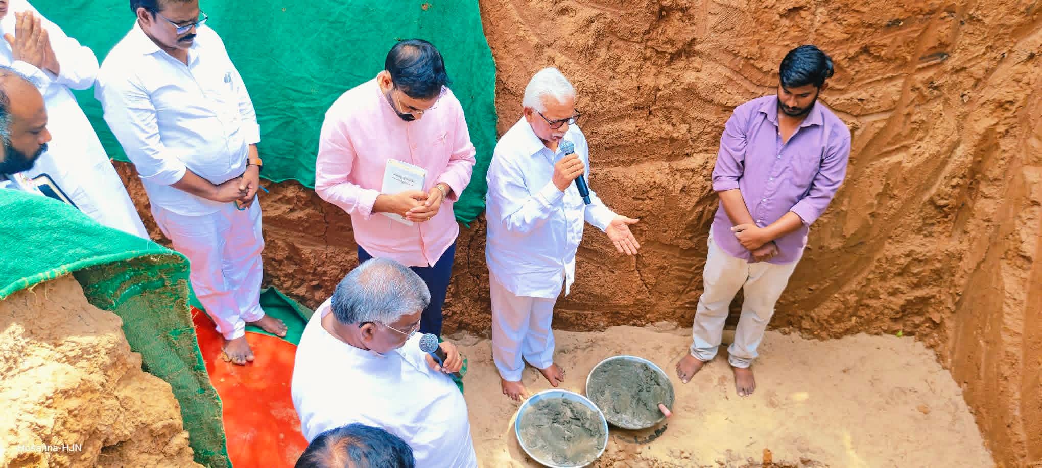 Nuzvid Mandir Foundation Stone Ceremony
